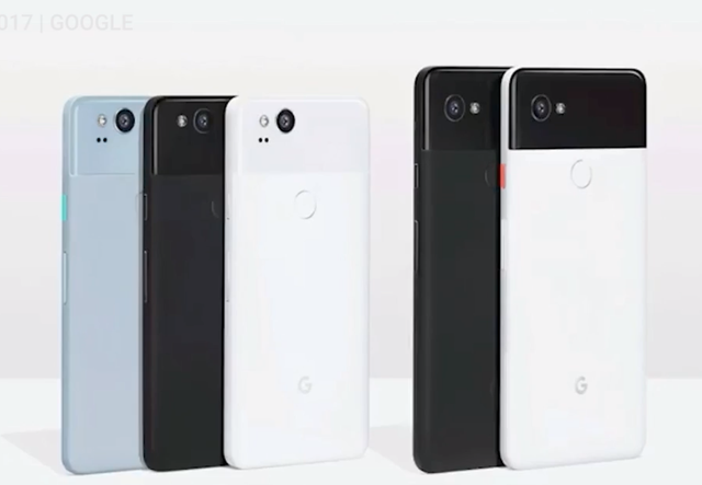 Về kích thước, Google Pixel 2 và Pixel 2 XL lần lượt có màn hình là 5-inch và 6-inch. Tuy nhiên các tính năng trên 2 phiên bản này là gần như tương đồng. Google không quên đá xoáy Apple, nói rằng hãng không thêm các tính năng cao cấp trên dòng sản phẩm đắt tiền hơn, và người dùng có thể thoải mái lựa chọn kích thước phù hợp.