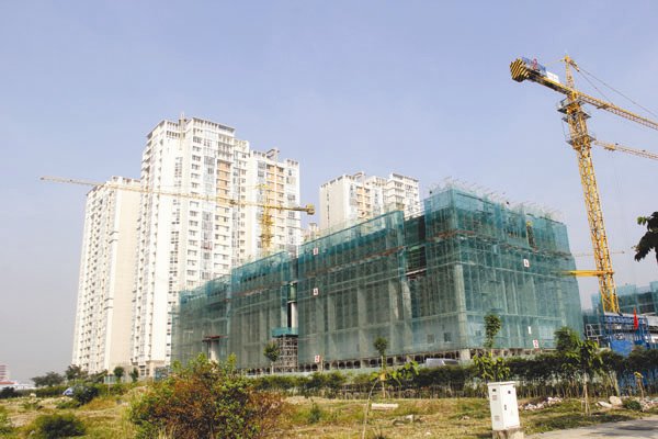 Dự án Lexington, quận 2, do Công ty Địa ốc Novaland mua lại và tiếp tục thực hiện. Ảnh: Mạnh Tùng